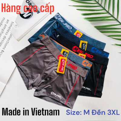 Combo 5 Quần Lót Đùi Nam Boxer Thun Lạnh Menpro MP3 – Hàng Cao Cấp