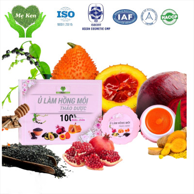 Son Dưỡng Môi Gấc Dền MẸ KEN - Ủ hồng môi thảo dược 100% thiên nhiên, dưỡng môi, dưỡng ẩm môi, giảm thâm môi NEW