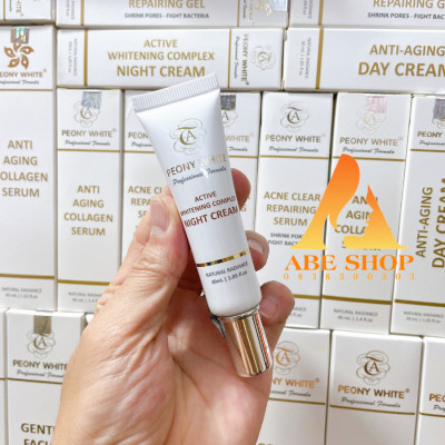 Kem PEONY WHITE NIGHT CREAM - Trắng Da - Làm Đều Màu - Giảm Tàn Nhang - Xóa Thâm Nám Ban Đêm 30ml