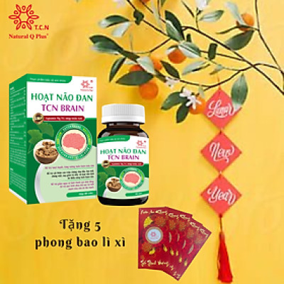 HOẠT NÃO ĐAN TCN BRAIN - HỖ TRỢ HOẠT HUYẾT TUẦN HOÀN MÁU NÃO - HỖ TRỢ SUY GIẢM TRÍ NHỚ, RỐI LOẠN TIỀN ĐÌNH, TAI BIẾN