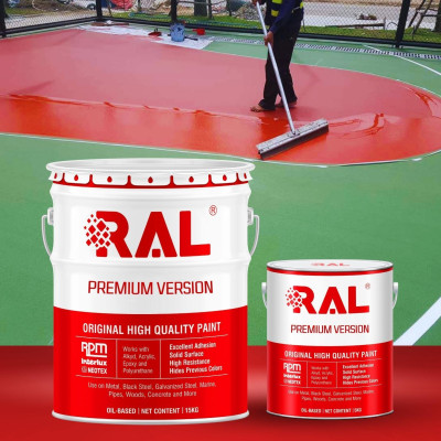 Sơn sân thể thao PU hệ lăn RAL SPORT SHIELD - 5KG