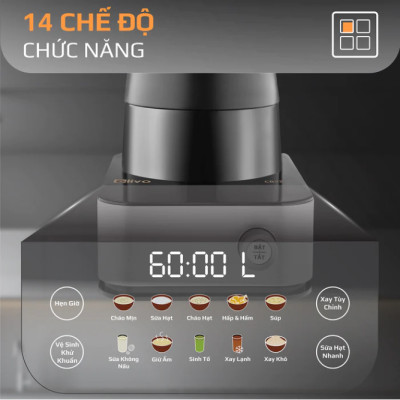 Máy Làm Sữa Hạt Olivo CB22 Pro Thương Hiệu Mỹ Gồm 14 Chức Năng - Hàng Chính Hãng