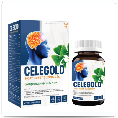 [TPBVSK] Celegold Hoạt huyết dưỡng não - Hỗ trợ hoạt huyết, tăng cường tuần hoàn não