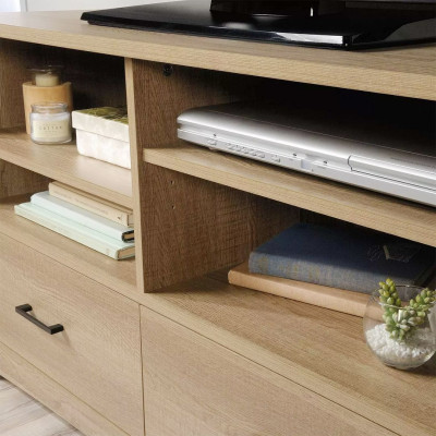 Kệ tivi gia đình bằng gỗ thiết kế thanh lịch SMLIFE Tenku