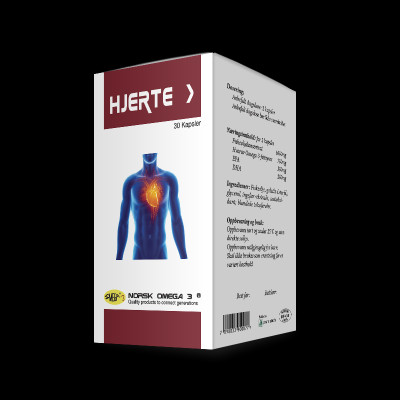 Norsk Hjerte - Omega 3 chuyên biệt cho tim khêm khỏe mạnh (Lọ 30 viên)