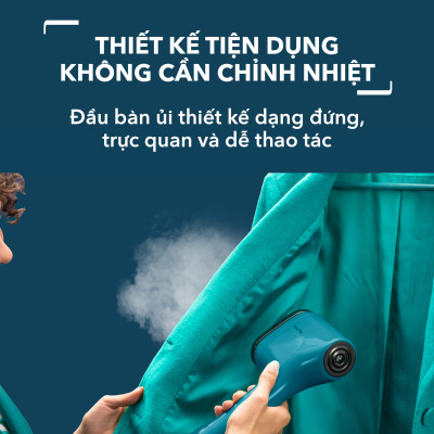 [SẢN PHẨM MỚI] Bàn ủi hơi nước cầm tay Tefal Pure Pop - [Hàng chính hãng]