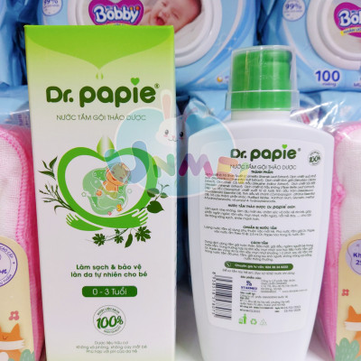 Nước tắm thảo dược Dr Papie