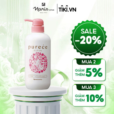 Dầu Xả Naris Purece Mild Hair Conditioner FS 550ml