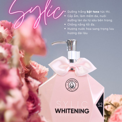Kem Dưỡng Trắng Da SYLIC Whitening Body Lotion Full Size Hương nước hoa - Dưỡng trắng, cấp ẩm, chống nắng