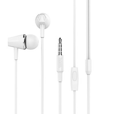 Tai nghe nhét tai Hoco dây tròn M34 dài 1.2M cho mọi thiết bị ( 2 màu ) - Hàng chính hãng