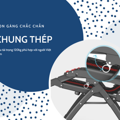 Ghế Xếp Có Massage Tay Kachi MK234 – Kèm Khay Để Ly