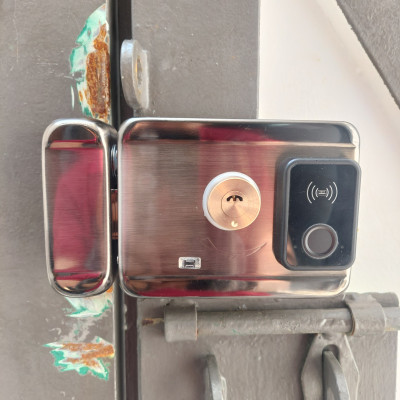 Khóa cửa thông minh G02 - 2 Mặt vân tay trong ngoài ( không chống nước) - Hàng nhập khẩu