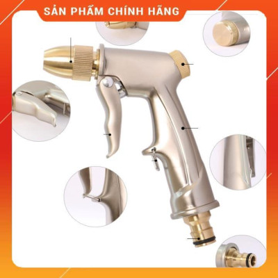 Bộ dây vòi xịt nước rửa xe,tưới cây ,tăng áp 3 lần,loại 3m,5m 206701-1đầu đồng,cút đồng,nối đồng+ móc khoá