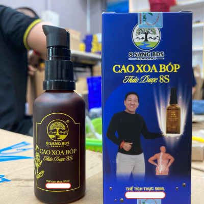 Cao xoa bóp thảo dược 8S - Hỗ trợ giảm đau xương khớp