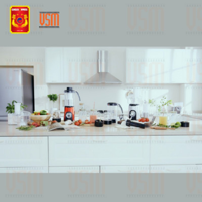 [Hàng Nhập Khẩu] Máy Xay & Cắt Thực Phẩm Đa Năng BOKUK All In One