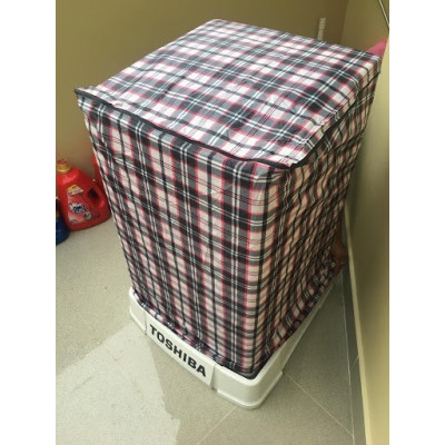 Áo phủ máy giặt cửa trên cho máy từ 6 - 8kg , vải dù cao cấp chống thấm nước , bảo vệ máy khỏi bụi bẩn , mưa - nắng giao màu ngẫu nhiên
