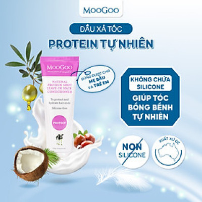 Dầu xả tóc Moogoo thuần chay tự nhiên phục hồi và dưỡng ẩm cho tóc