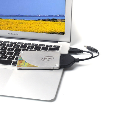 Cáp chuyển Sata to 2 đầu USB 3.0 và 2.0 - Hàng Nhập Khẩu