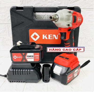 Máy Siết Bulong 199V  Đầu 2 Trong 1, Máy Bắn Bulong Không Chổi Than Khoan Tường Bắn Vít Mở Ốc Xe Pin Khỏe