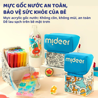 Bút màu Acrylic Markers Mideer,bút đánh dấu highlight cho bé