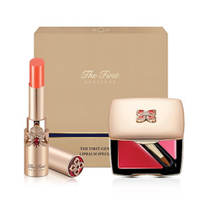Bộ Son dưỡng môi cao cấp chống lão hóa OHUI The First Lip Balm Coral set