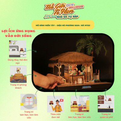 MÔ HÌNH MIỀN TÂY TỰ LẮP RÁP DIY - ĐIỆU HÒ PHƯƠNG NAM - MT02