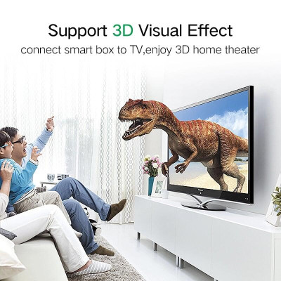 Ugreen UG40464HD101TK 5M màu Đen Cáp tín hiệu HDMI chuẩn 1.4 hỗ trợ phân giải 4K * 2K - HÀNG CHÍNH HÃNG