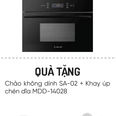 Lò nướng MOV-659I - Tặng Chảo không dính SA-02 + Khay úp chén dĩa MDD-14028 - Hàng chính hãng
