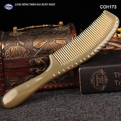 Lược sừng xuất Nhật (Size: L - 19,5cm) COH173 - Lược thân dài tiện dụng rất đẹp - ️Chăm sóc tóc