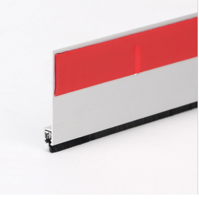 1 Mét Ron Chân Cửa Thanh Chắn Chân Cửa Nhôm Kèm Chổi Sẵn Keo Dán 50mm 60mm Ngăn Bụi Côn Trùng Gián Chuột Legaxi