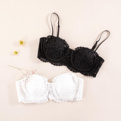 Áo Lót Ren Quả Ngang Đệm Mỏng Chống Tụt Tháo Được Dây Mặc Như Áo Lót Quây hàng cao cấp (AL24)