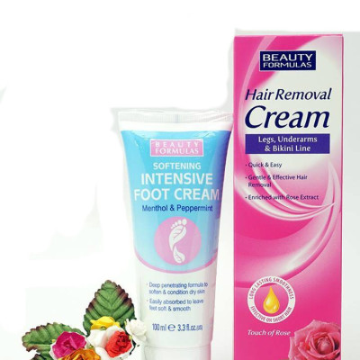 Kem tẩy lông Beauty Formulas Hair Removal Cream 110ml