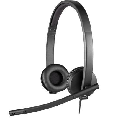 Tai Nghe Có Dây Chụp Tai On-ear Logitech H570e - Hàng Chính Hãng