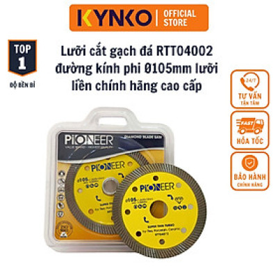 LƯỠI CẮT GẠCH - ĐÁ RTT04002 đường kính phi Ø 105mm lưỡi liền chính hãng cao cấp