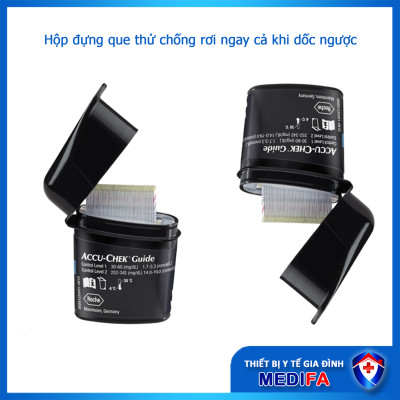 Hộp 25 Que Thử Đường Huyết Accu-Chek Guide Date Xa, NK Chính Ngạch, Tem Niêm Phong, Tem Phụ TV