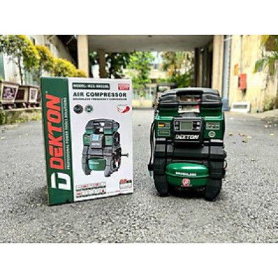 Máy nén khí dùng điện và pin 21V ( BÌNH HỢP KIM NHÔM CAO CẤP ) Dekton M21-NK02BL -HÀNG CHÍNH HÃNG