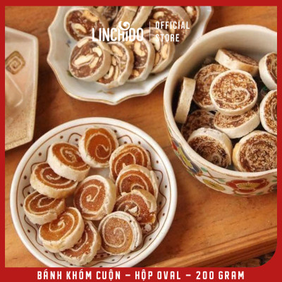 Bánh Khóm Cuộn - Đặc Sản Đồng Tháp - Túi Zip 80 Gram