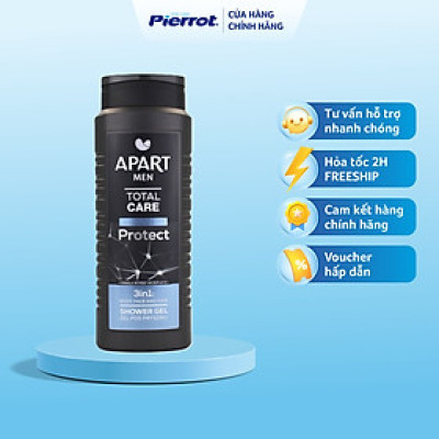 Gel tắm nam Apart Men dưỡng ẩm, bảo vệ da đặc biệt lưu hương 500ML