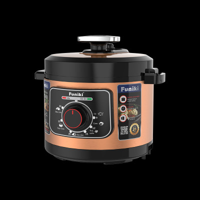 Nồi áp suất điện 6 L Funiki HPC6858 - Công suất 1000W - Bảo hành 26 tháng - Hàng chính hãng