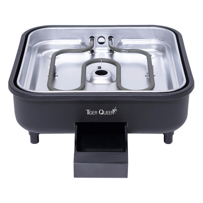 Nồi Lẩu Điện 2 Trong 1 Tiger Queen SQ-2200 (4L) - Đen - Hàng chính hãng