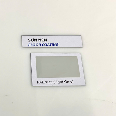 Sơn sàn bê tông epoxy KCC ET5660 Base A màu xám RAL 7035 _ 4L/Bộ