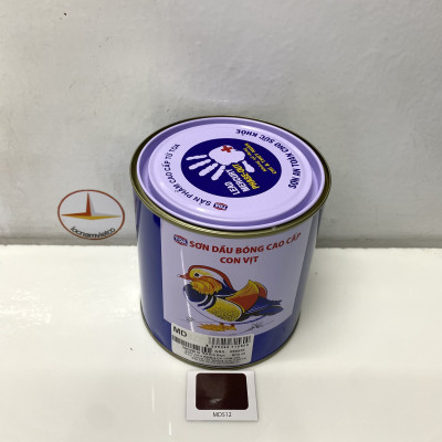 Sơn dầu cao cấp TOA Con Vịt màu nâu MD 512 _ 800 ml