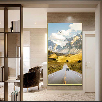 Tranh canvas treo tường Decor Con đường núi mùa thu tuyệt đẹp – DC099