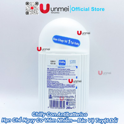 DUNG DỊCH VỆ SINH PHỤ NỮ CHILLY CON ANTIBATTERICO