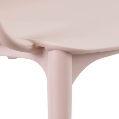 Ghế nhựa đúc nguyên khối lưng tựa lỗ thoáng  có tay vịn