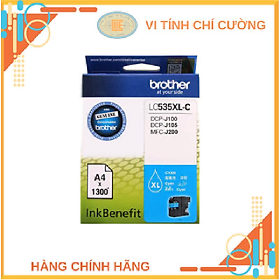 Mực In Brother LC 535XL-C (Xanh) - Hàng Chính Hãng