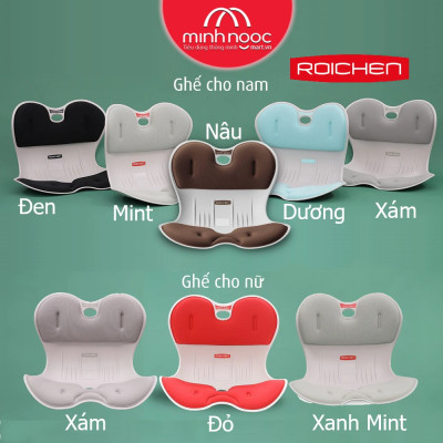 Ghế chỉnh dáng ngồi đúng - Roichen Hàn Quốc (Made in Korea). Dùng cho Nam, Nữ, Trẻ em. Hàng chính hãng