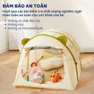 Lều cho bé gấp gọn kèm thảm dã ngoại cắm trại chống thấm nước Mideer Deer Camp Party