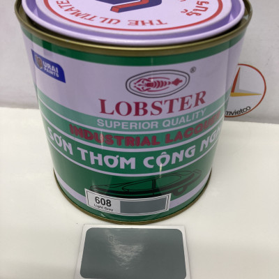 Sơn thơm nhanh khô màu xám sáng Lobster 608 800ML