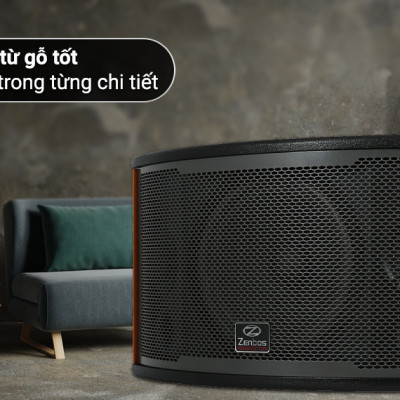 Loa Karaoke gia đình Zenbos XR-680 400W/Loa Bass 25 cm, 3 đường tiếng(Hàng Chính Hãng)